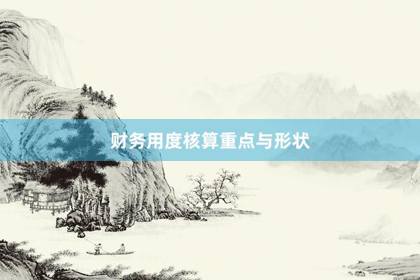 财务用度核算重点与形状
